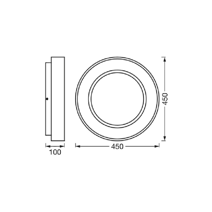 Ledvance LED dimbare plafondlamp SUN@HOME CIRCULAR LED/18,5W/230V Wi-Fi
