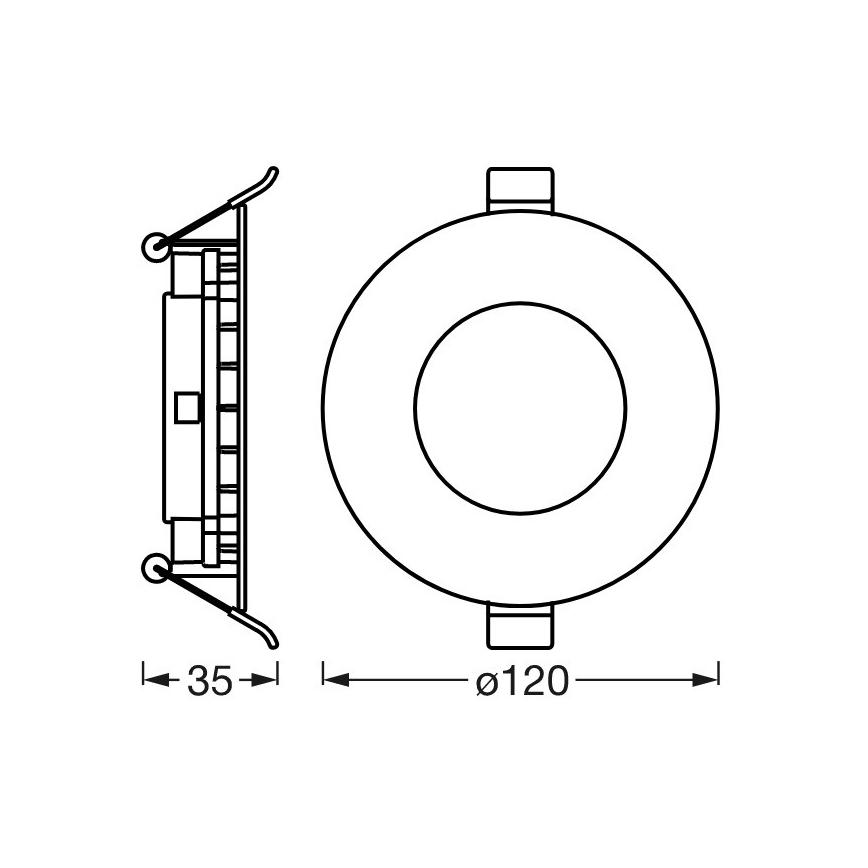 Ledvance - LED dimbare inbouwspot SUN@HOME LED/8W/230V 2200-5000K CRI 95 Wi-Fi