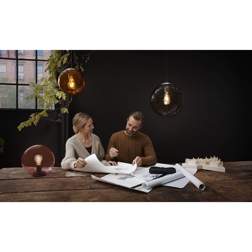 Ledvance - Tafel Lamp BUBBLE 1xE27/40W/230V roze