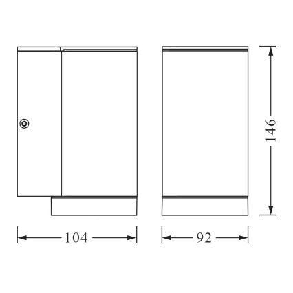 Ledvance - Wand Lamp voor Buiten BEAM 1xGU10/35W/230V IP44