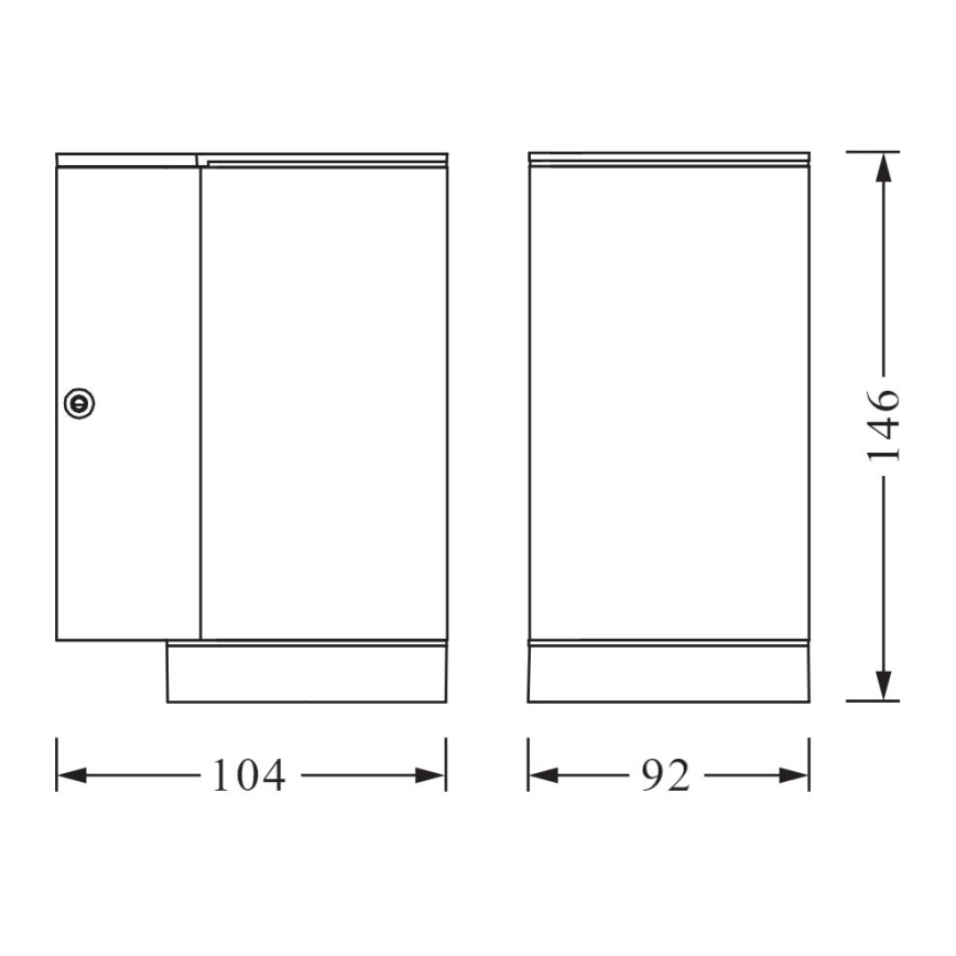 Ledvance - Wand Lamp voor Buiten BEAM 1xGU10/35W/230V IP44