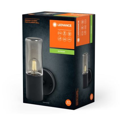 Ledvance - Wandlamp voor buiten FIGO CYLINDER 1xE27/20W/230V IP44