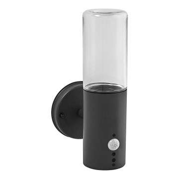 Ledvance - Wandlamp voor buiten met sensor FIGO CYLINDER 1xE27/20W/230V