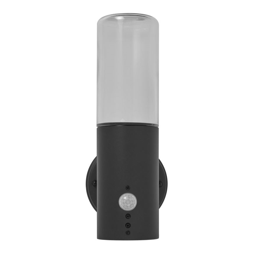 Ledvance - Wandlamp voor buiten met sensor FIGO CYLINDER 1xE27/20W/230V