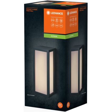 Ledvance - Wandlamp voor buiten RADO 1xE27/18W/230V IP65