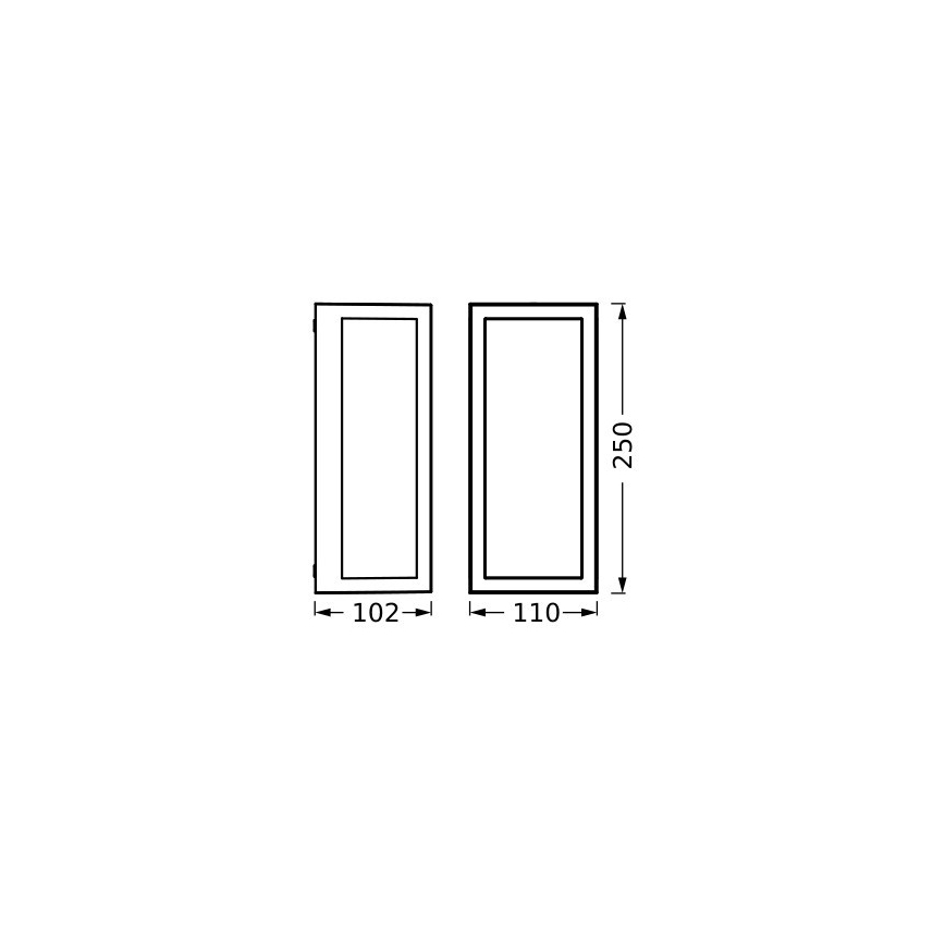 Ledvance - Wandlamp voor buiten RADO 1xE27/18W/230V IP65