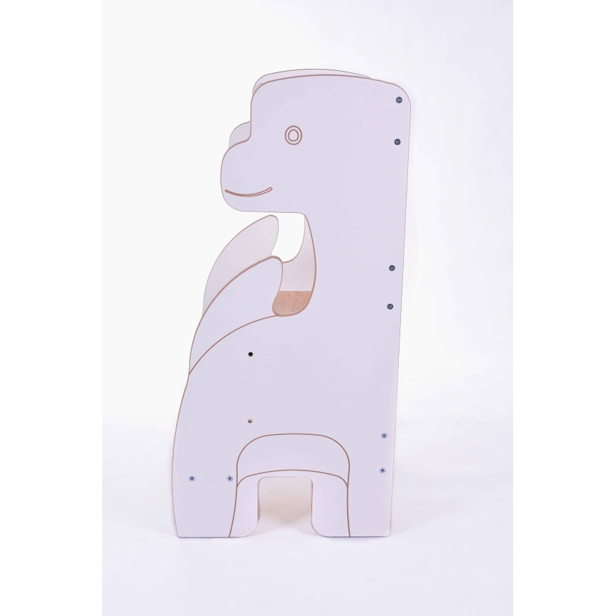 Leertoren DINO wit/esdoorn