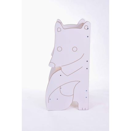 Leertoren FOX wit/esdoorn
