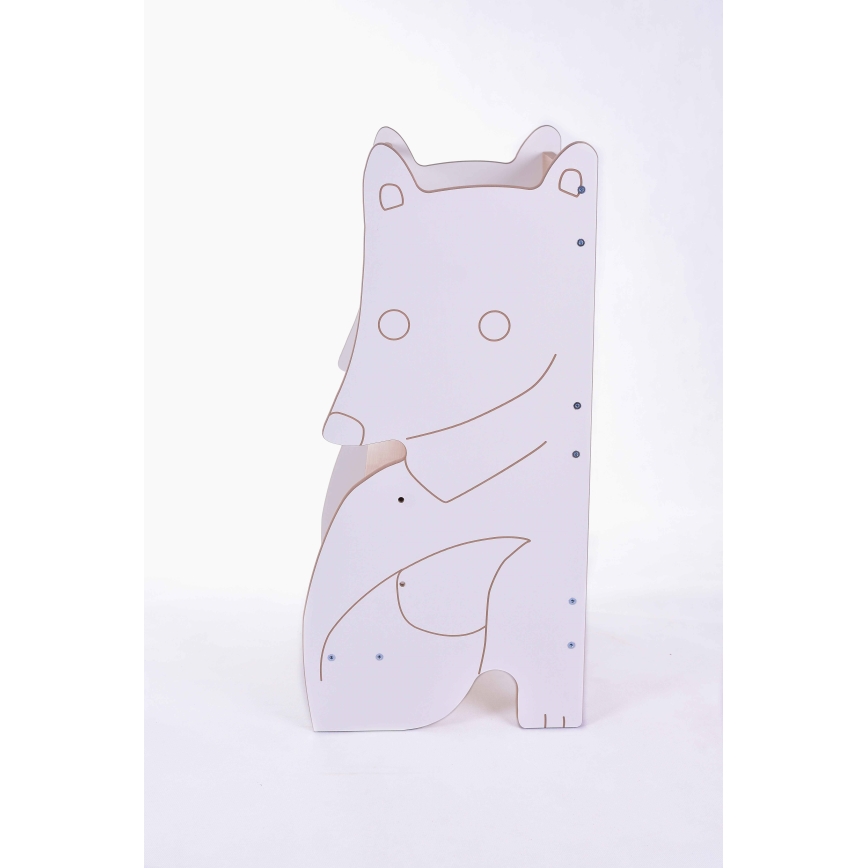 Leertoren FOX wit/esdoorn