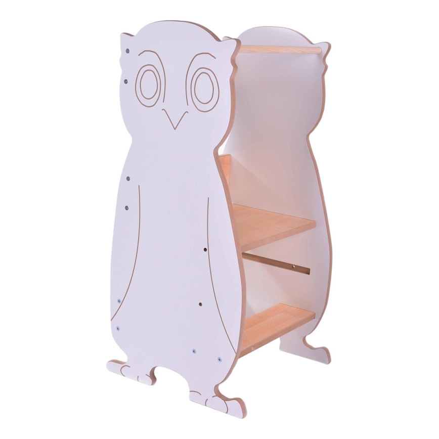Leertoren OWL wit/esdoorn