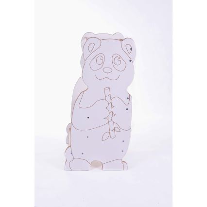 Leertoren PANDA wit/esdoorn