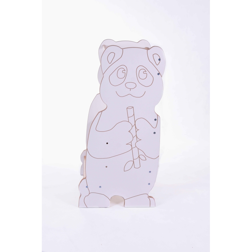 Leertoren PANDA wit/esdoorn
