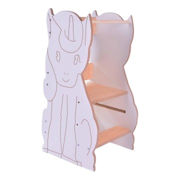Leertoren UNICORN wit/esdoorn