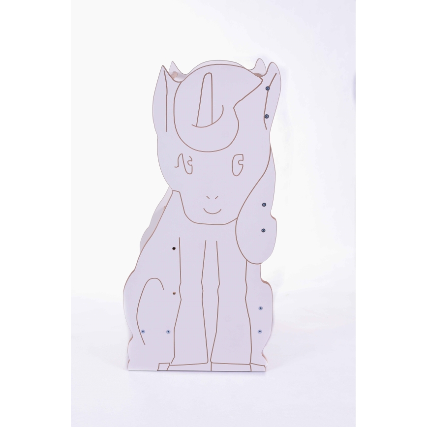 Leertoren UNICORN wit/esdoorn