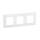 Legrand - 3-voudig afdekraam NILOE wit