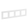 Legrand - 4-voudig afdekraam NILOE STEP wit