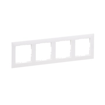 Legrand - 4-voudig afdekraam SUNO, wit