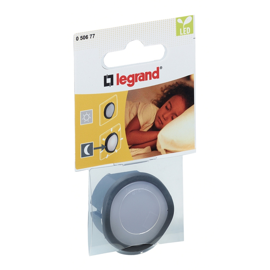 Legrand 50677 - LED Nachtcontactdooslicht PL9 LED/0,06W/230V