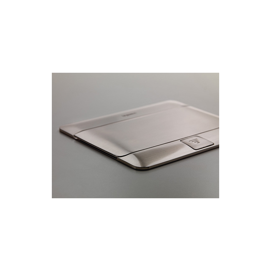 Legrand 54021 - Frame voor bureau-stopcontact POP-UP 4M RVS