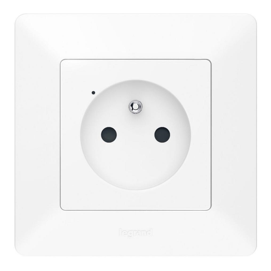 Legrand 752193 - Slim Stopcontact VALENA 3680W/16A/230V Wi-Fi IP41