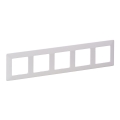 Legrand 754005 - Afdekraam voor schakelaars VALENA LIFE 5P, wit