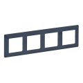 Legrand 754094 - Afdekraam voor schakelaars VALENA LIFE 4P, azuur