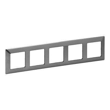 Legrand 754155 - Afdekraam voor schakelaars VALENA LIFE 5-voudig RVS
