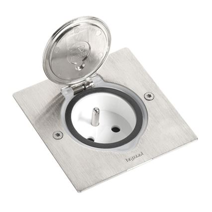 Legrand 89700 - Inbouwrand voor vloerdoos PLATINUM 2M IP44 roestvrij staal
