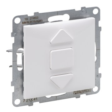 Legrand - Bediening voor jaloezieën SUNO zonder frame, wit