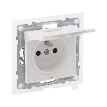 Legrand - Buitenstopcontact zonder afdekraam 250V/16A NILOE STEP IP44 wit