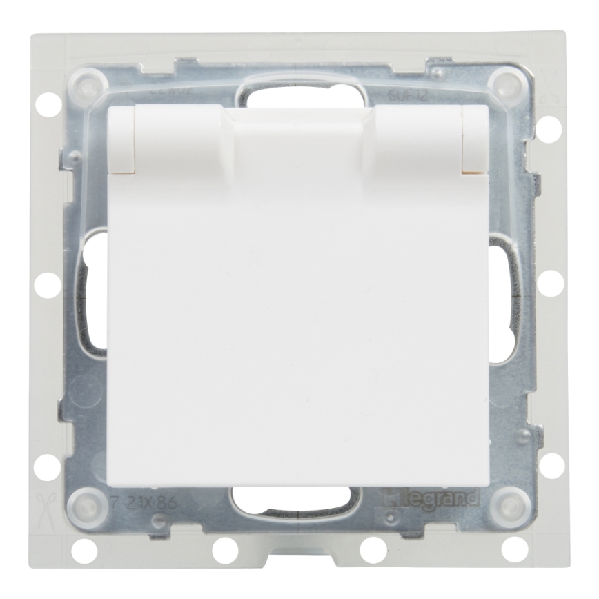 Legrand - Buitenstopcontact zonder afdekraam 250V/16A NILOE STEP IP44 wit