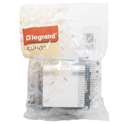 Legrand - Buitenstopcontact zonder afdekraam 250V/16A NILOE STEP IP44 wit