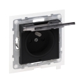 Legrand - Buitenstopcontact zonder afdekraam 250V/16A NILOE STEP IP44 zwart
