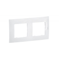 Legrand - Dubbel afdekraam NILOE wit