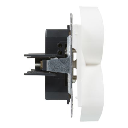 Legrand - Dubbele wandcontactdoos zonder afdekraam SUNO 250V wit