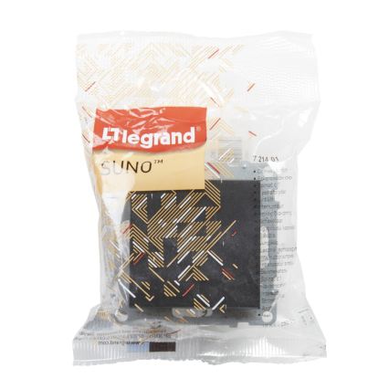 Legrand - Eenpolige schakelaar zonder afdekraam nr. 1 SUNO zwart