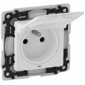 Legrand - Huishoudelijk stopcontact zonder afdekraam VALENA LIFE 250V IP44 wit