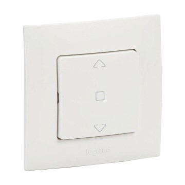 Legrand - Jaloeziebediening met frame NILOE wit