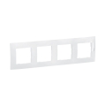 Legrand - NILOE 4-voudig afdekraam wit