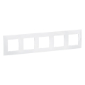 Legrand - NILOE 5-voudig afdekraam, wit
