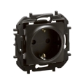 Legrand - NILOE SCHUKO-wandcontactdoos 250V/16A zwart