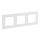 Legrand - NILOE STEP drievoudig afdekraam, wit