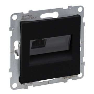 Legrand - RJ45 Ethernet-aansluiting SUNO zonder afdekraam, zwart