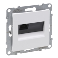 Legrand - RJ45 Ethernet-wandcontactdoos SUNO zonder afdekraam, wit