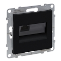 Legrand - RJ45 Ethernet-wandcontactdoos zonder afdekraam SUNO zwart