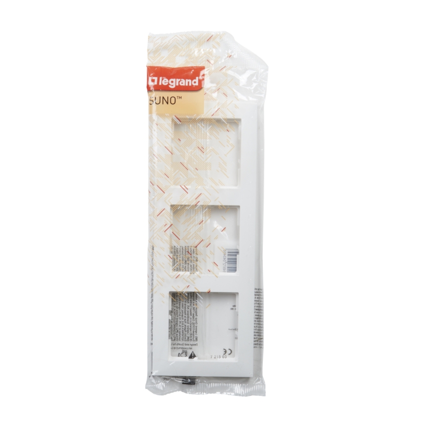 Legrand - SUNO 3-voudig afdekraam wit