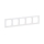 Legrand - SUNO 5-voudig afdekraam wit