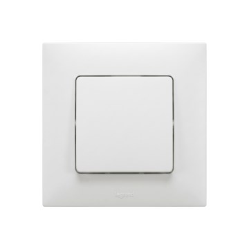 Legrand - Trapschakelaar nr. 6 met frame NILOE wit