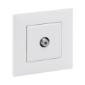Legrand - TV-aansluiting met afdekraam NILOE STEP wit