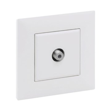 Legrand - TV-aansluiting met afdekraam NILOE STEP wit